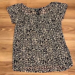 DKNY patterned blouse